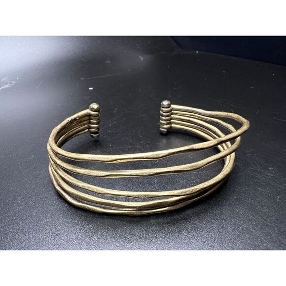 Stella & Dot Hammered Cuff Bracelet - Picture 1 of 7